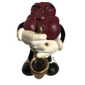 California Raisins Saxophone Player Figurine Vintage Collectible 3" Tall Resin